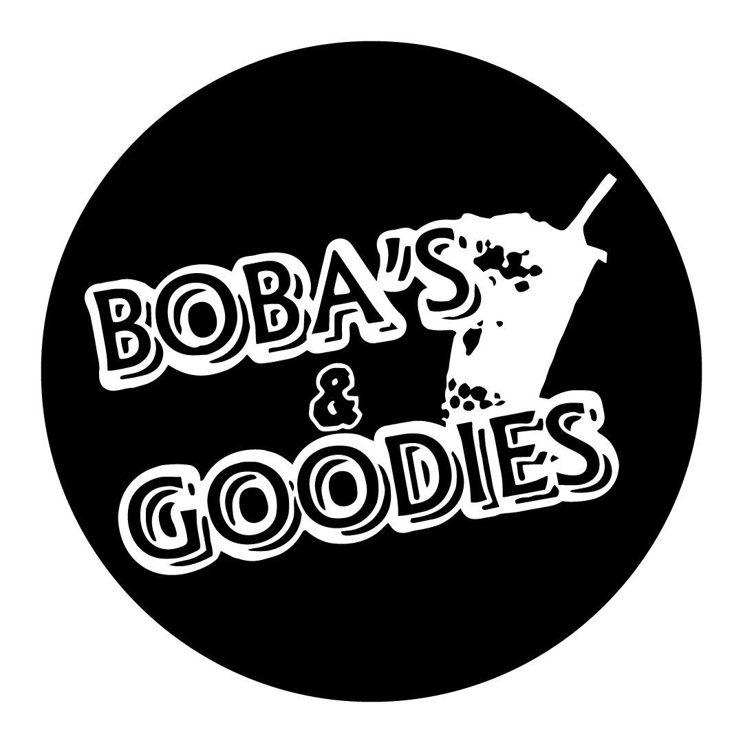 Bobas & Goodies logo.